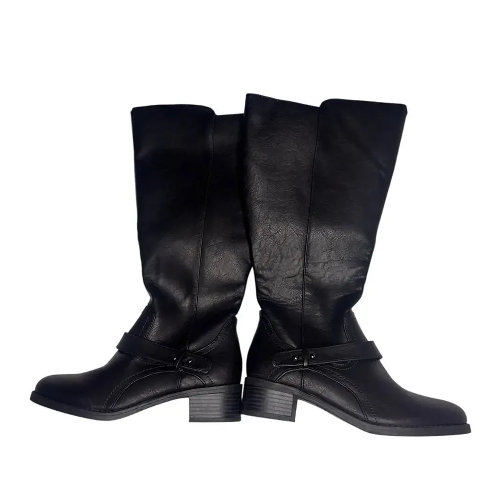 Easy street Jewel Black Knee-High Boots